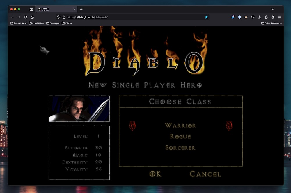 Diablo 1 running in browser via WebAssembly